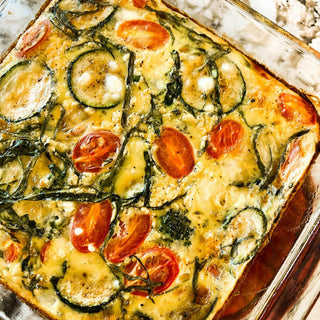 Crustless vegetable quiche – bariatric recipe by Celebrate Vitamins