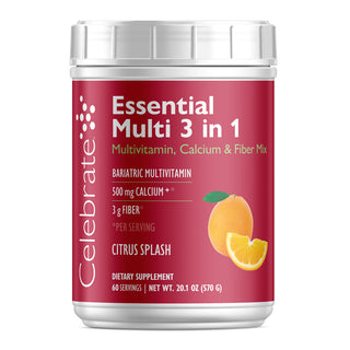 Essential Multi 3 in 1 Multivitamin with Calcium, Boire Mélange