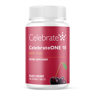 CelebrateONE 18 Raz Dziennie Bariatriczny Do żucia Multivitamin z Żelazo 