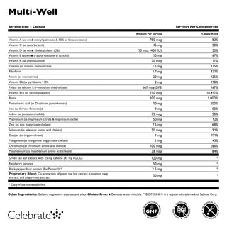 Capsules Multivitaminées Multi-Well 