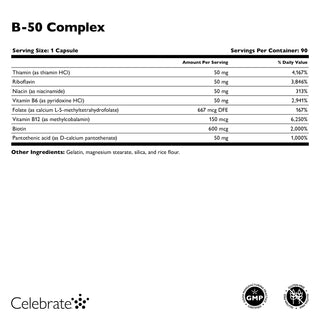 Vitamin B-50 Kompleksi, Kapsül