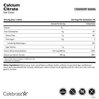 Calcium Citrate, Soft Chews