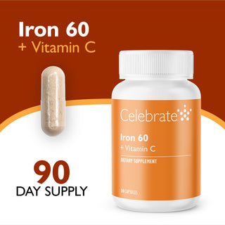 Iron 60 mg + Vitamin C, Capsules