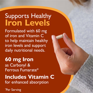 Iron 60 mg + Vitamin C, Capsules
