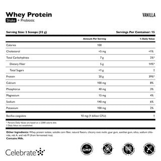 Celebrate® ReBuild Protein + Probiotic, Powder