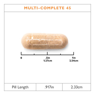 Multi-Complete 45 Multivitamine bariatrique avec Fer, Capsules